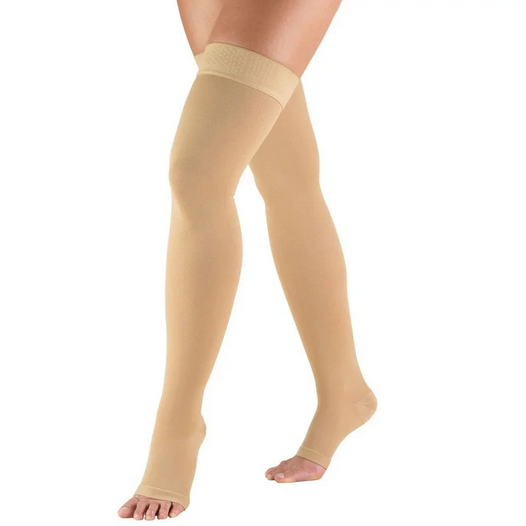 Compression Stockings Thigh Open Toe
